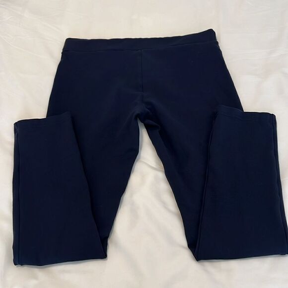 ActiveUSA szL blue elastic wrap front waist leggings great closet staple GUC - Picture 3 of 9